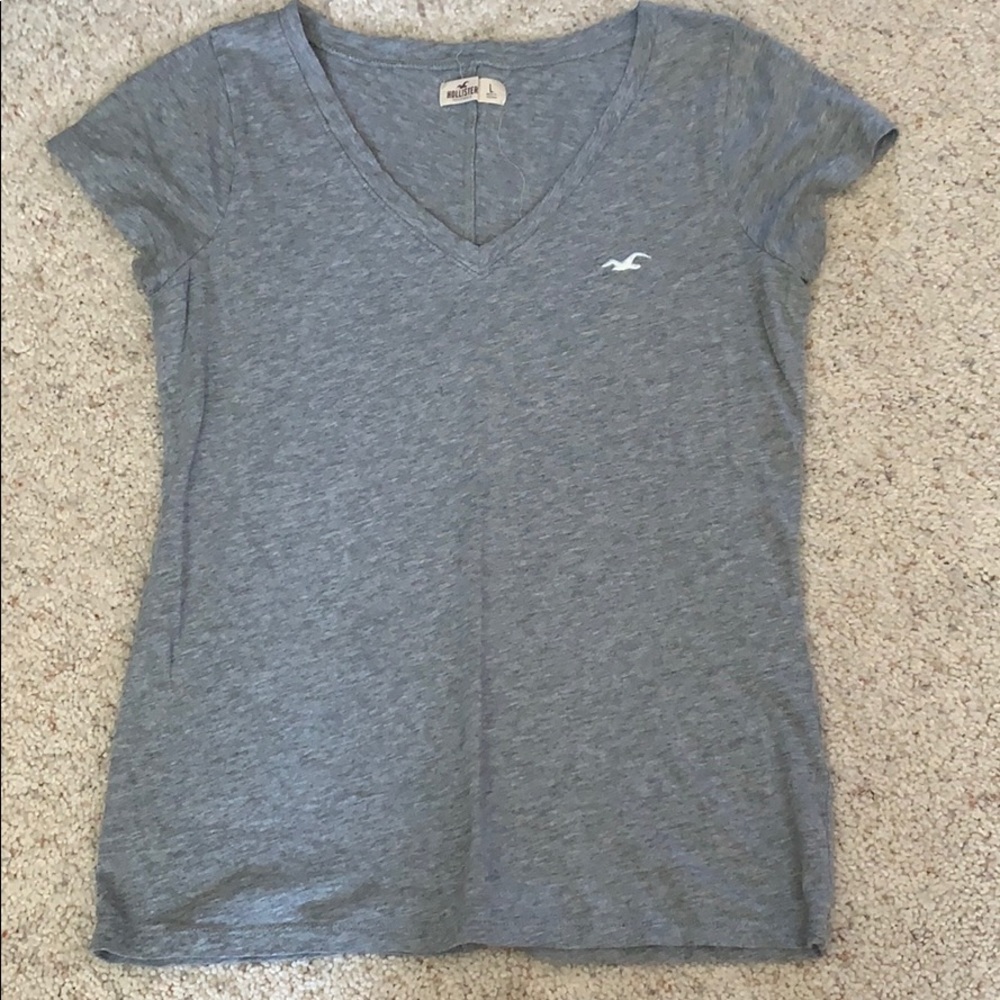Holister grey short sleeve